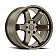 Black Rhino Wheel Roku - 18 x 9.5 Bronze - 1895RKU126140Z12