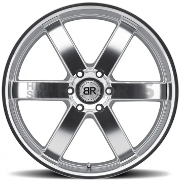 Black Rhino Wheel Pondora - 22 x 9.5 Silver With Natural Face - 2295PND256140S12-1