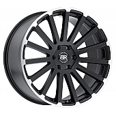 Black Rhino Wheel Spear - 22 x 9.5 Black With Natural Lip - 2295SPR256140F12