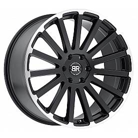 Black Rhino Wheel Spear - 22 x 9.5 Black With Natural Lip - 2295SPR256140F12