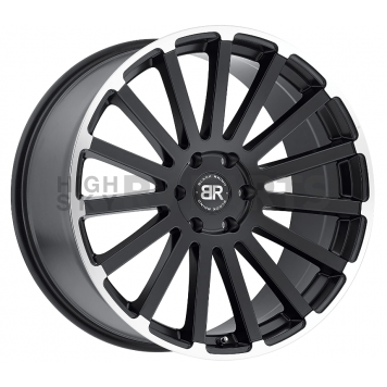 Black Rhino Wheel Spear - 22 x 9.5 Black With Natural Lip - 2295SPR256140F12