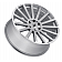 Black Rhino Wheel Spear - 22 x 9.5 Silver With Natural Lip - 2295SPR256140S12