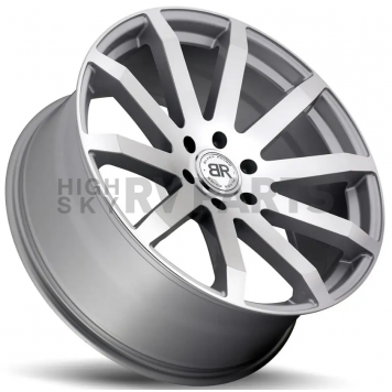 Black Rhino Wheel Traverse - 22 x 9.5 Silver With Natural Face - 2295TRV256140S12-1
