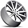 Black Rhino Wheel Traverse - 22 x 9.5 Silver With Natural Face - 2295TRV256140S12