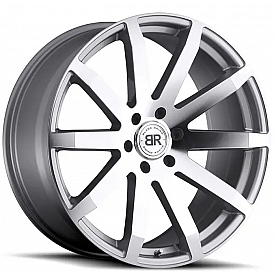 Black Rhino Wheel Traverse - 22 x 9.5 Silver With Natural Face - 2295TRV256140S12