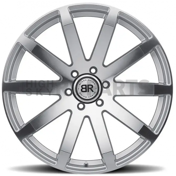 Black Rhino Wheel Traverse - 22 x 9.5 Silver With Natural Face - 2295TRV256140S12-2