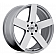 Black Rhino Wheel Everest - 24 x 10 Silver With Natural Face - 2410EVE256140S12