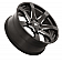 Black Rhino Wheel Mozambique - 24 x 10 Black With Natural Accents - 2410MZA256140B12