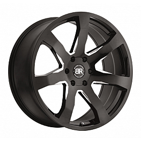 Black Rhino Wheel Mozambique - 24 x 10 Black With Natural Accents - 2410MZA256140B12