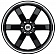 Black Rhino Wheel Pondora - 24 x 10 Black With Natural Lip - 2410PND256140B12