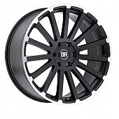 Black Rhino Wheel Spear - 24 x 10 Black With Natural Lip - 2410SPR256140F12