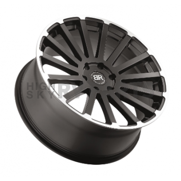 Black Rhino Wheel Spear - 24 x 10 Black With Natural Lip - 2410SPR256140F12-1