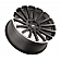 Black Rhino Wheel Spear - 24 x 10 Black With Natural Lip - 2410SPR256140F12