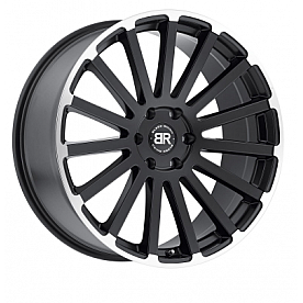 Black Rhino Wheel Spear - 24 x 10 Black With Natural Lip - 2410SPR256140F12