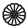 Black Rhino Wheel Spear - 24 x 10 Black With Natural Lip - 2410SPR256140F12