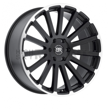 Black Rhino Wheel Spear - 24 x 10 Black With Natural Lip - 2410SPR256140F12