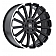 Black Rhino Wheel Spear - 24 x 10 Black With Natural Lip - 2410SPR256140F12