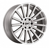 Black Rhino Wheel Spear - 24 x 10 Silver With Natural Lip - 2410SPR256140S12