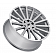 Black Rhino Wheel Spear - 24 x 10 Silver With Natural Lip - 2410SPR256140S12