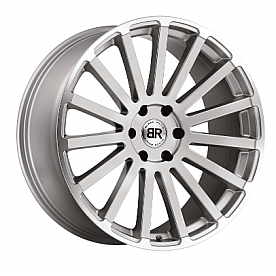 Black Rhino Wheel Spear - 24 x 10 Silver With Natural Lip - 2410SPR256140S12