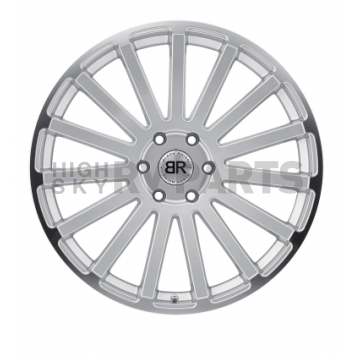 Black Rhino Wheel Spear - 24 x 10 Silver With Natural Lip - 2410SPR256140S12-1