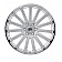 Black Rhino Wheel Spear - 24 x 10 Silver With Natural Lip - 2410SPR256140S12