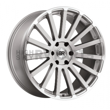 Black Rhino Wheel Spear - 24 x 10 Silver With Natural Lip - 2410SPR256140S12