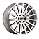 Black Rhino Wheel Spear - 24 x 10 Silver With Natural Lip - 2410SPR256140S12