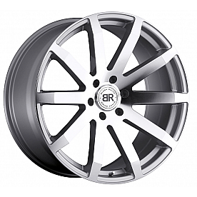 Black Rhino Wheel Traverse - 24 x 10 Silver With Natural Face - 2410TRV256140S12