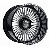 Black Rhino Wheel Horus - 24 x 14 Black With Natural Accents - 2414HRS-66140B12