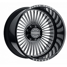 Black Rhino Wheel Horus - 24 x 14 Black With Natural Accents - 2414HRS-66140B12
