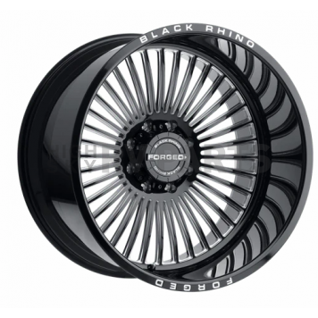 Black Rhino Wheel Horus - 24 x 14 Black With Natural Accents - 2414HRS-66140B12