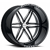 Black Rhino Wheel Marauder - 24 x 14 Black With Natural Accents - 2414MDR-66140B12