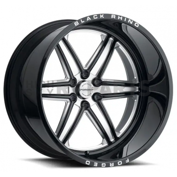 Black Rhino Wheel Marauder - 24 x 14 Black With Natural Accents - 2414MDR-66140B12