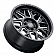 Black Rhino Wheel Reaper - 24 x 14 Black With Natural Accents - 2414RPR-66140B12