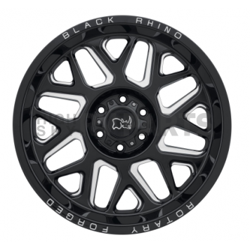 Black Rhino Wheel Reaper - 24 x 14 Black With Natural Accents - 2414RPR-66140B12-2