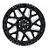 Black Rhino Wheel Reaper - 24 x 14 Black With Natural Accents - 2414RPR-66140B12