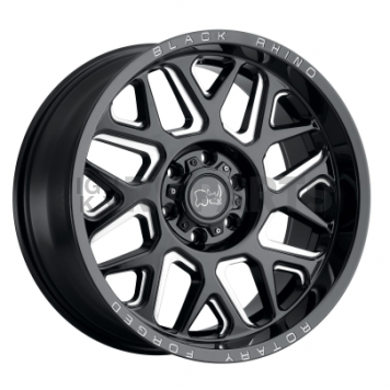 Black Rhino Wheel Reaper - 24 x 14 Black With Natural Accents - 2414RPR-66140B12