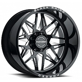 Black Rhino Wheel Twister - 24 x 14 Black With Natural Accents - 2414TWS-66140B12L