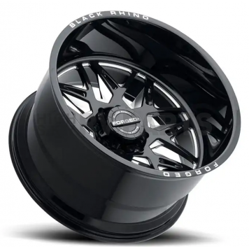 Black Rhino Wheel Twister - 24 x 14 Black With Natural Accents - 2414TWS-66140B12L-2