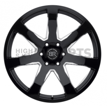 Black Rhino Wheel Mozambique - 18 x 8.5 Black With Natural Accents - 1885MZA006140B12-2