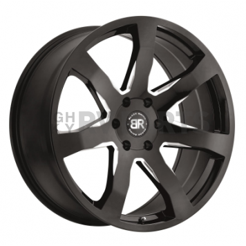 Black Rhino Wheel Mozambique - 18 x 8.5 Black With Natural Accents - 1885MZA006140B12