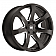 Black Rhino Wheel Mozambique - 18 x 8.5 Black With Natural Accents - 1885MZA006140B12