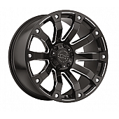 Black Rhino Wheel Selkirk - 18 x 9 Black With Natural Accents - 1890SLK-26140B12