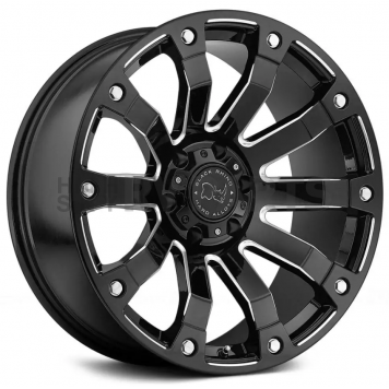 Black Rhino Wheel Selkirk - 18 x 9 Black With Natural Accents - 1890SLK126140B12