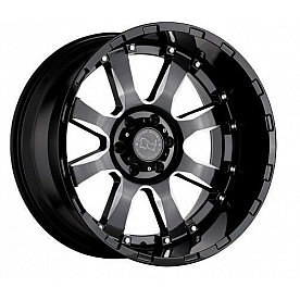 Black Rhino Wheel Sierra - 18 x 9 Black With Natural Accents - 1890SRA-26140B12