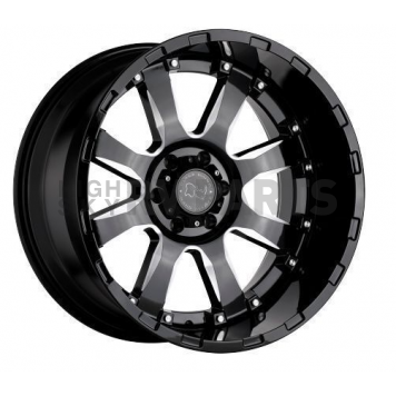 Black Rhino Wheel Sierra - 18 x 9 Black With Natural Accents - 1890SRA-26140B12