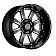 Black Rhino Wheel Sierra - 18 x 9 Black With Natural Accents - 1890SRA-26140B12