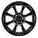 Black Rhino Wheel Sierra - 18 x 9 Black With Natural Accents - 1890SRA-26140B12