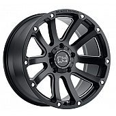 Black Rhino Wheel Highland - 18 x 9.5 Black - 1895HLD126140M12